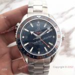 Omega Seamaster GMT Swiss 8605 Replica Watch Dark Blue Ceramic